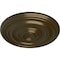 Ekena Millwork Kepler Traditional Ceiling Medallion (For Canopies up to 2 5/8"), 11 7/8"OD x 1 1/4"P, Brass CM12KPBRS - alternate 3
